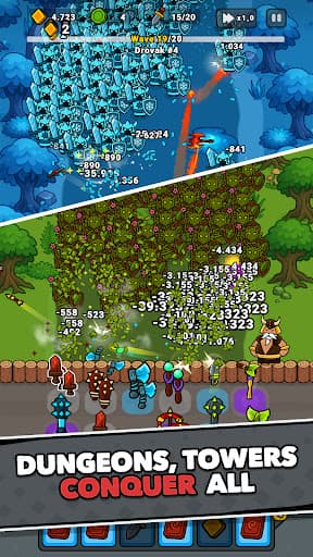 Lucky Forge: Idle TD Game screenshot 4 - screenshot