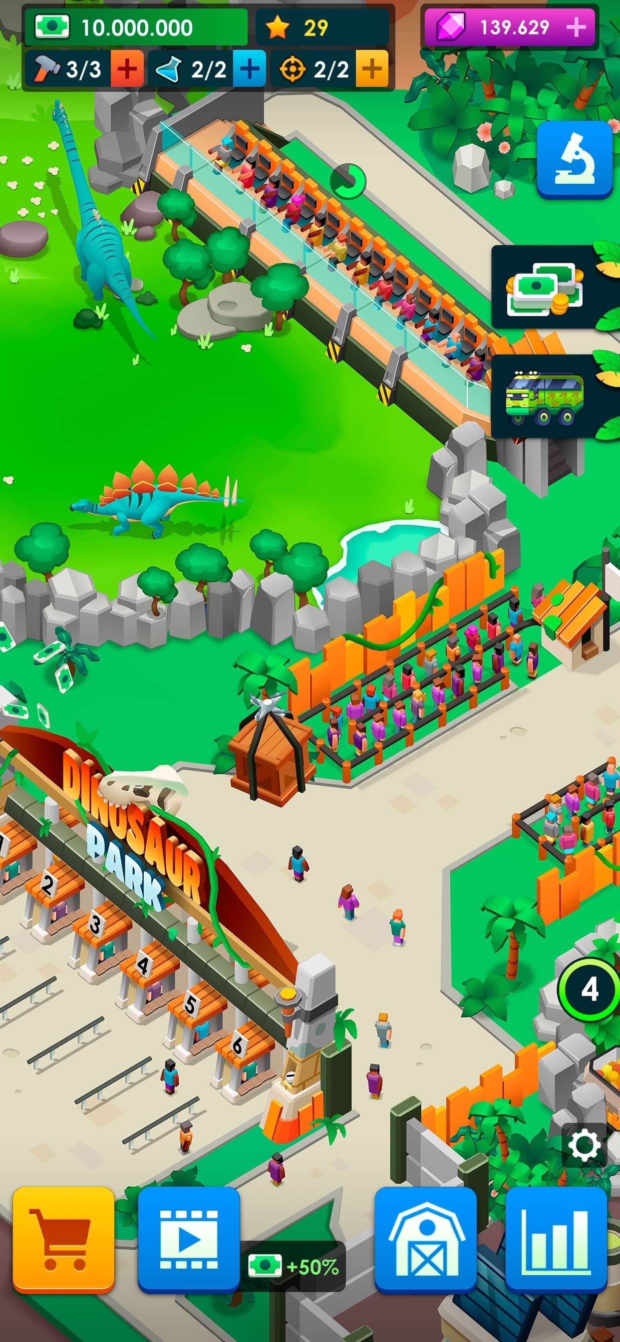 Dinosaur Park—Jurassic Tycoon screenshot 6 - screenshot