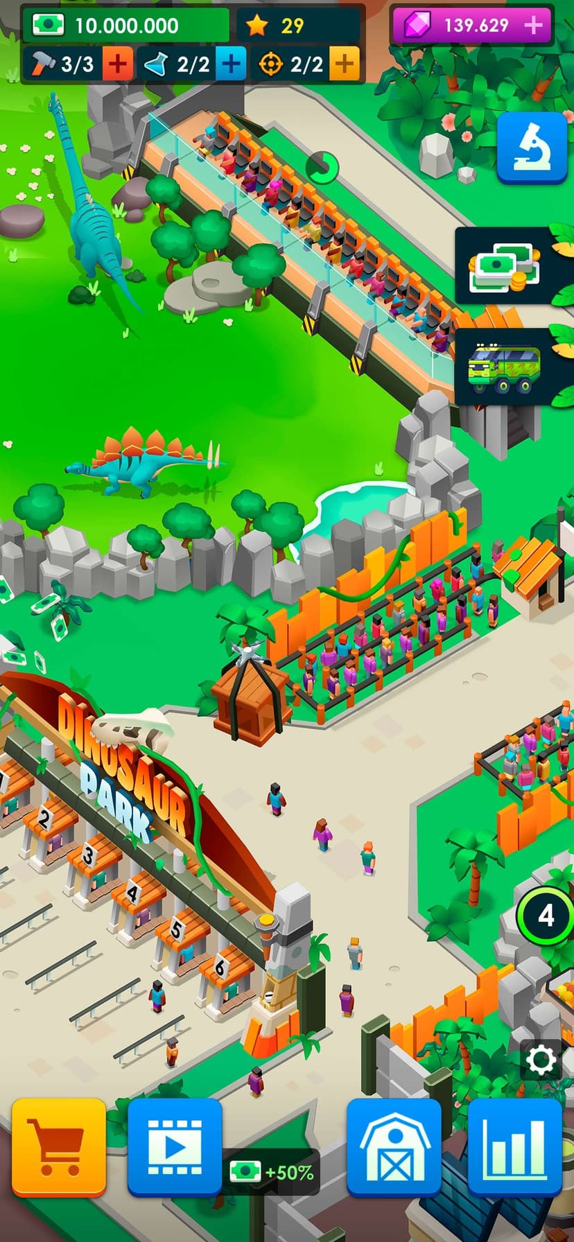 Dinosaur Park—Jurassic Tycoon screenshot 6 - screenshot