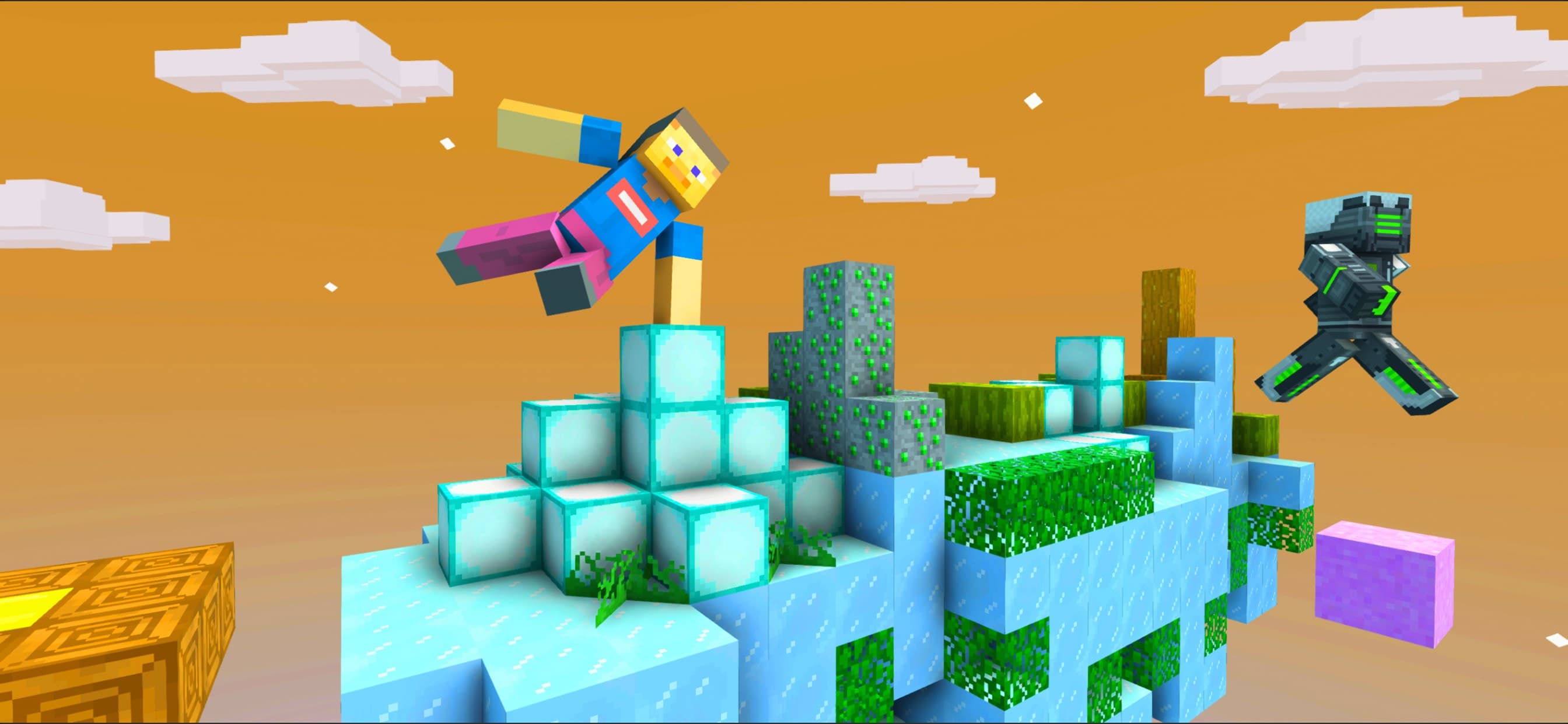 Craft Parkour : 3D Blocky Race screenshot 3 - screenshot