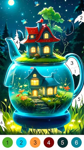 Fantasy Color-Paint By Number screenshot 10 - screenshot
