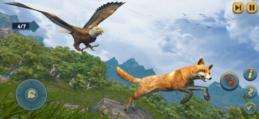 Eagle Bird Wild Life Sim Games screenshot 3 - screenshot