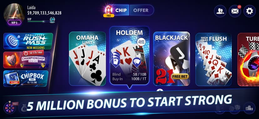Rest Poker : Texas Holdem Game screenshot 1 - screenshot