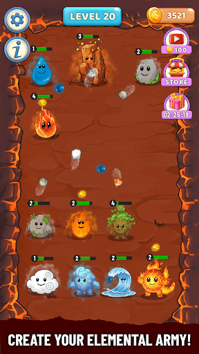 Elemental Battle : Merge Game screenshot 4 - screenshot