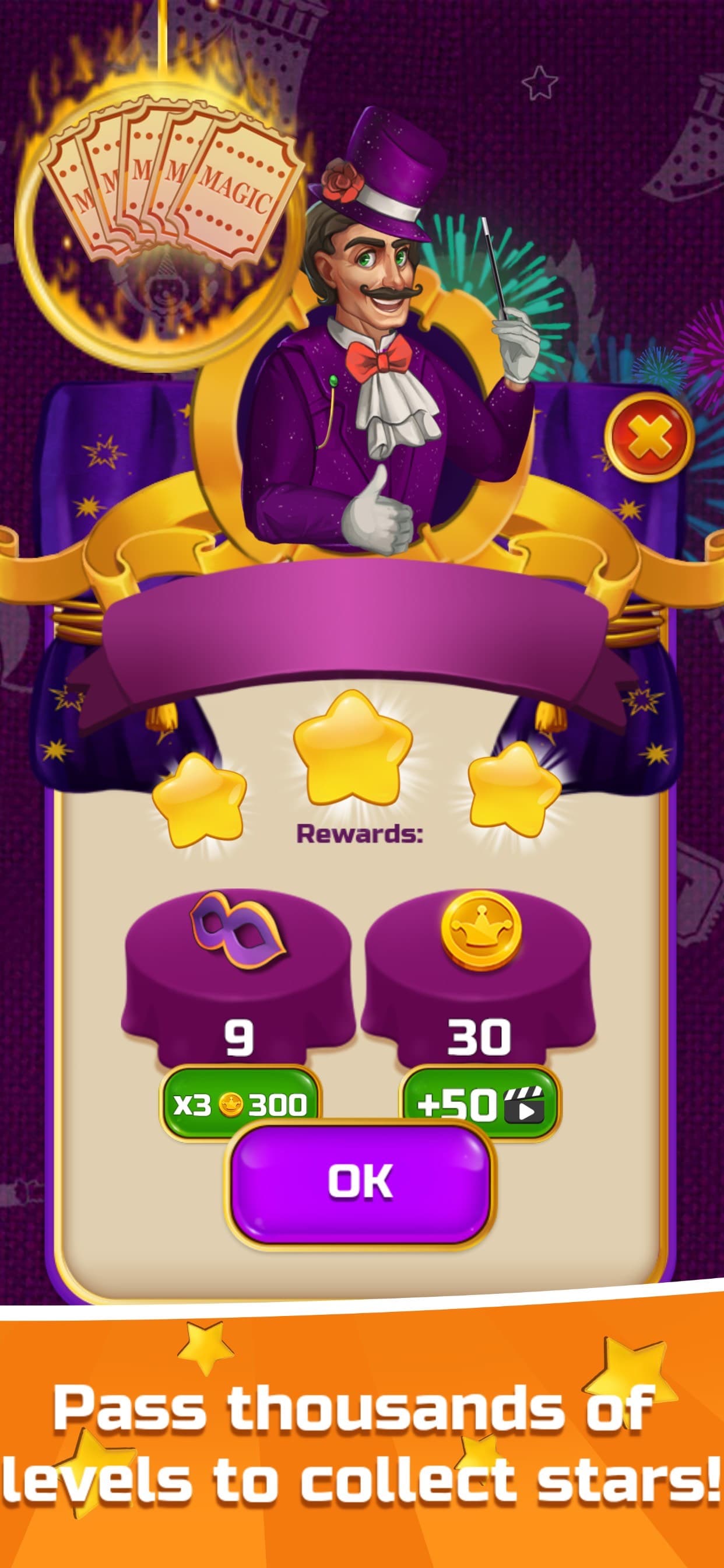 Circus Words: Magic Puzzle screenshot 1 - screenshot