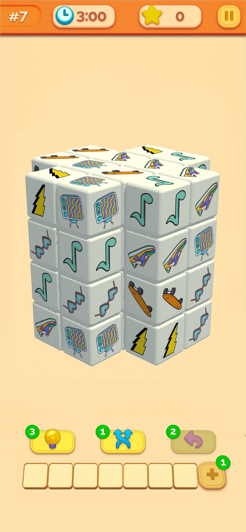 Cube Match 3D Tile Matching screenshot 7 - screenshot