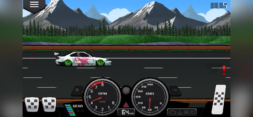 Pixel Car Racer screenshot 1 - screenshot