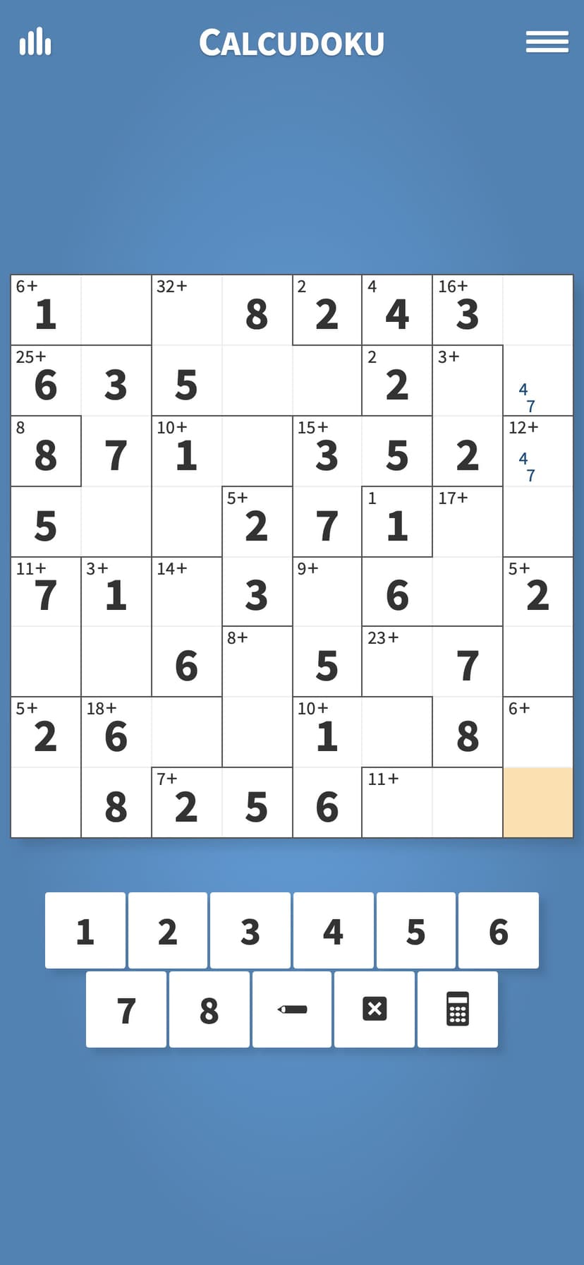 Calcudoku · Math Logic Puzzles screenshot 1 - screenshot