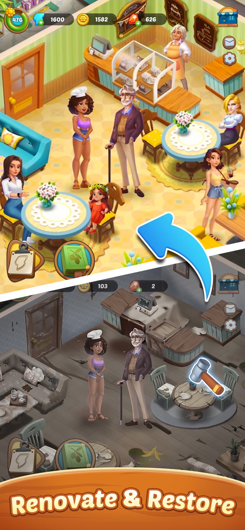 Seaside Escape®: Merge & Story screenshot 4 - screenshot