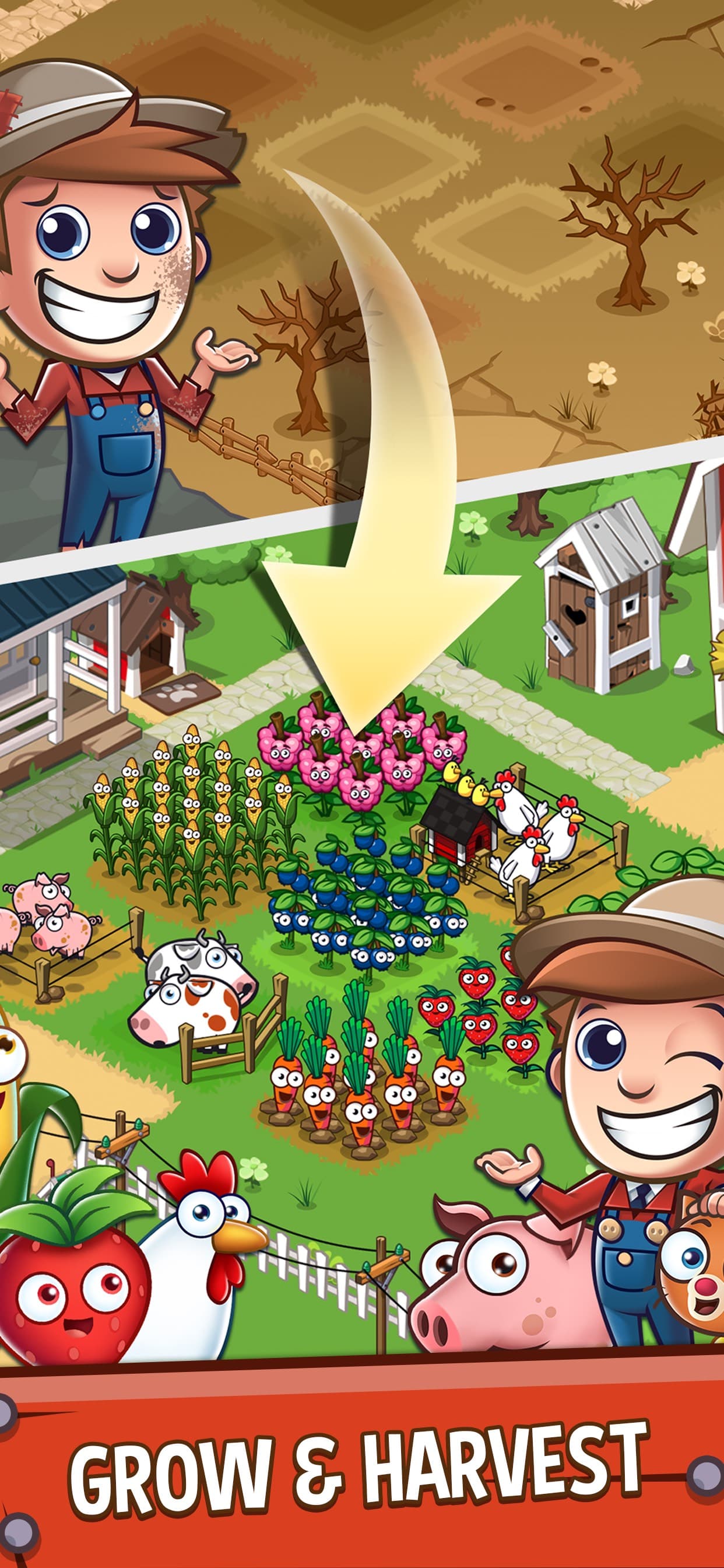 Idle Farming Empire screenshot 1 - screenshot