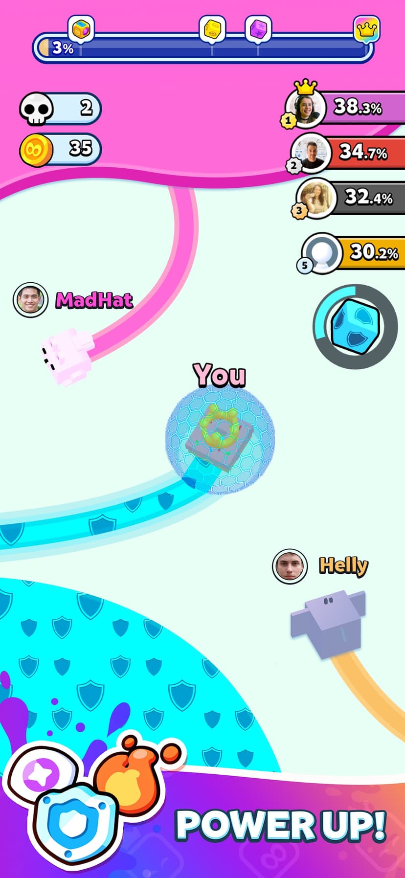 Paper.io 2 screenshot 4 - screenshot