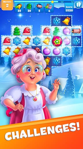 Christmas Sweeper 3 - Match 3 screenshot 2 - screenshot