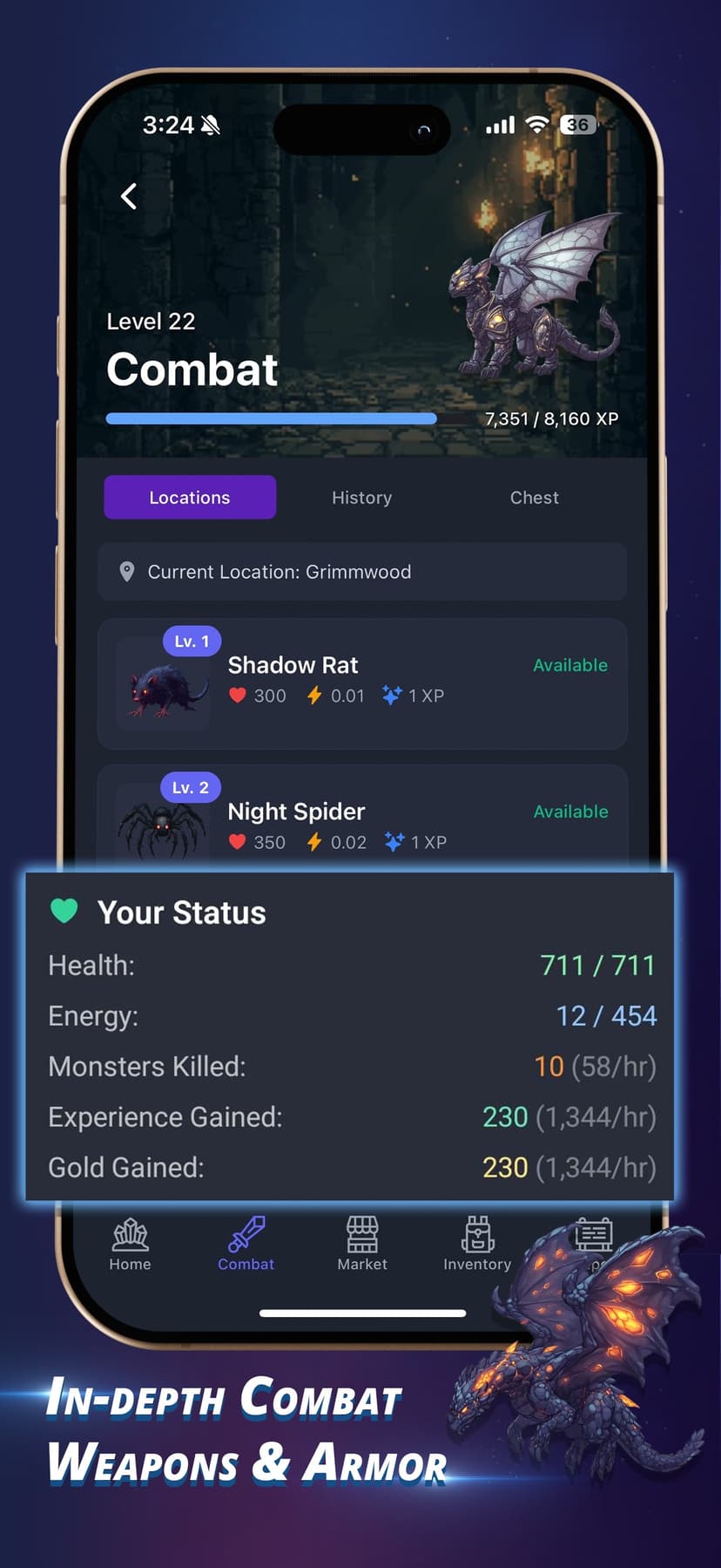 Degen Idle: Dungeon RPG screenshot 3 - screenshot