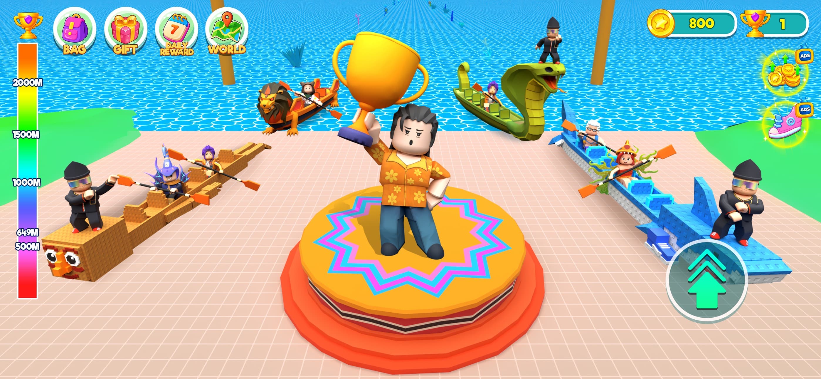 Kayak Racing: Pet Rush screenshot 3 - screenshot