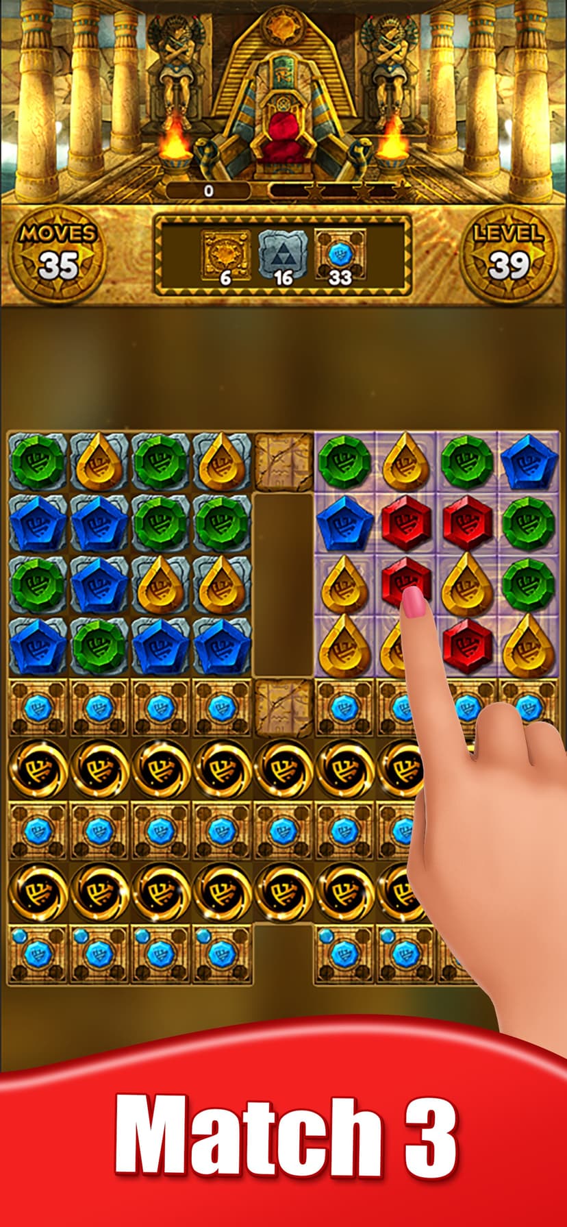 Jewel Queen: Puzzle Match 3 screenshot 7 - screenshot