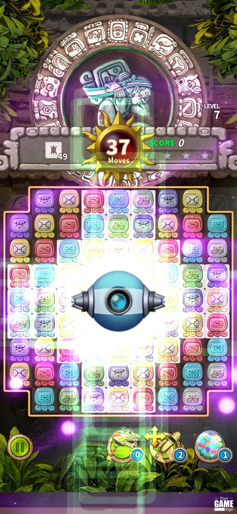 Glyph of Maya Match 3 Puzzle screenshot 3 - screenshot