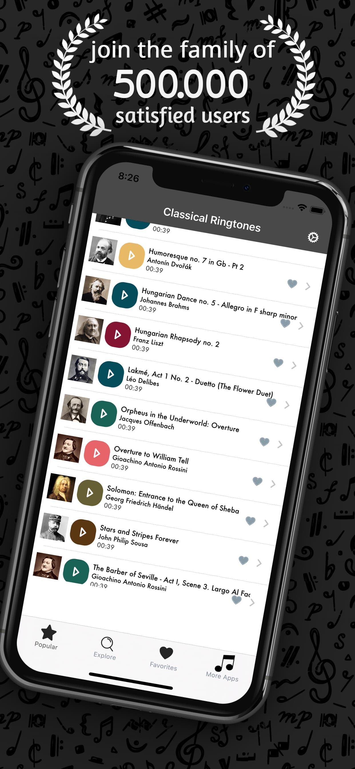 Classical Music Song Ringtones screenshot 1 - screenshot