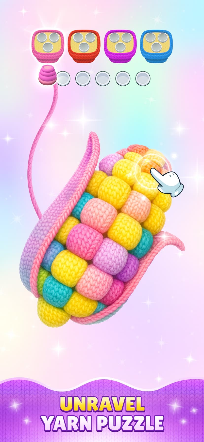 Yarn Sort 3D: Jam Puzzle screenshot 1 - screenshot
