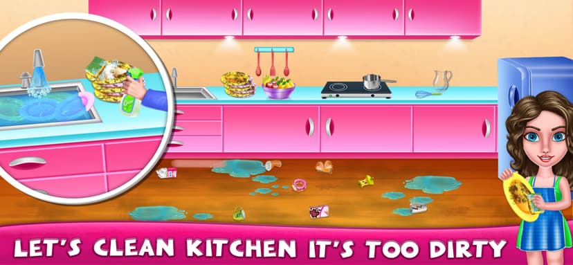 Messy House Cleaning Games screenshot 9 - screenshot