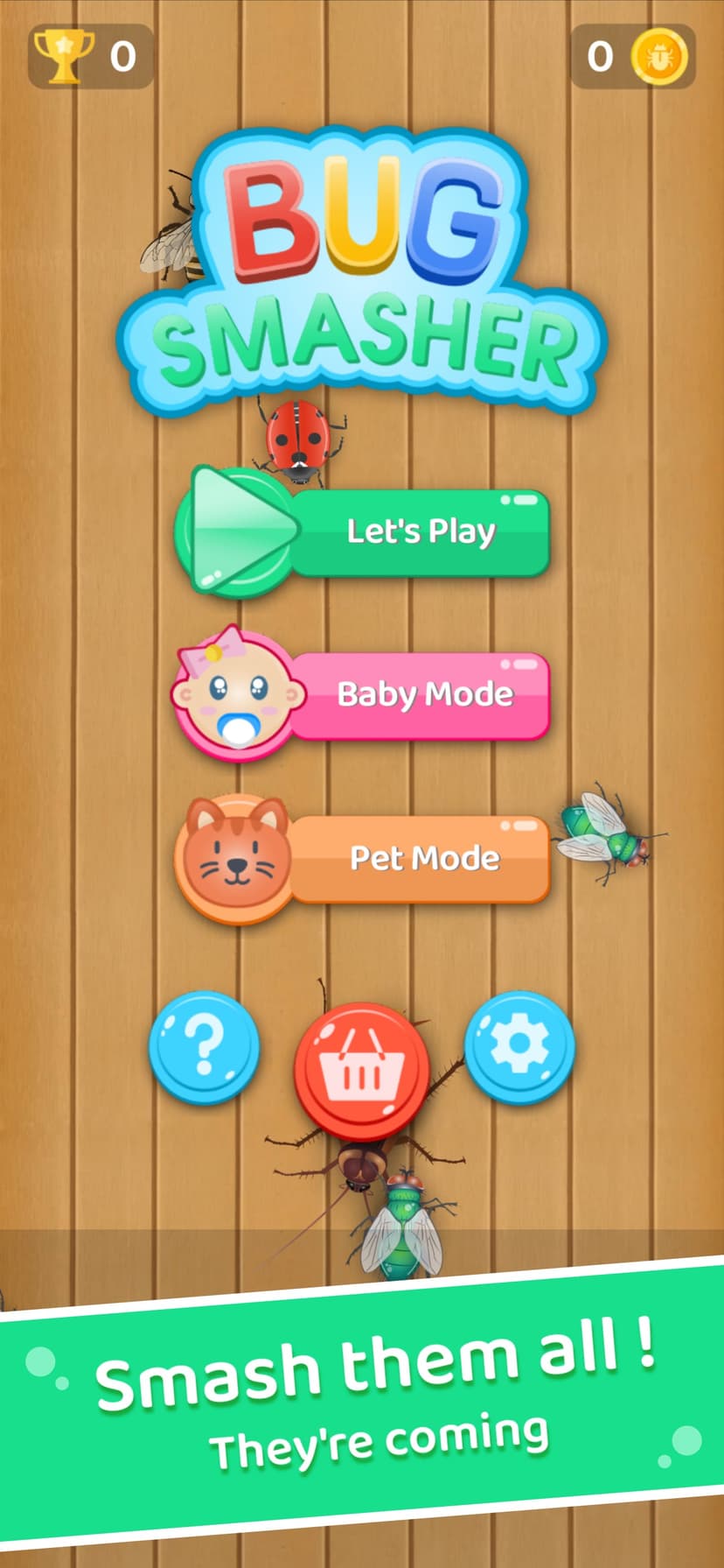 Bug Smasher HD screenshot 1 - screenshot