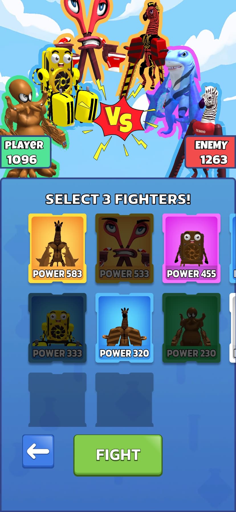 Merge Anything - Mutant Battle screenshot 8 - screenshot