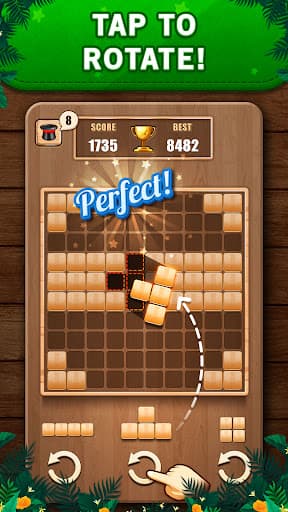 Wooden 100 Block Puzzle Game screenshot 2 - screenshot