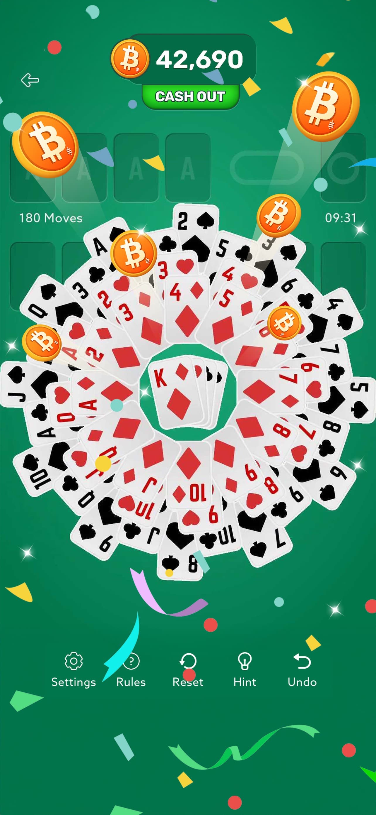 Solitaire - Earn Real Bitcoin screenshot 3 - screenshot