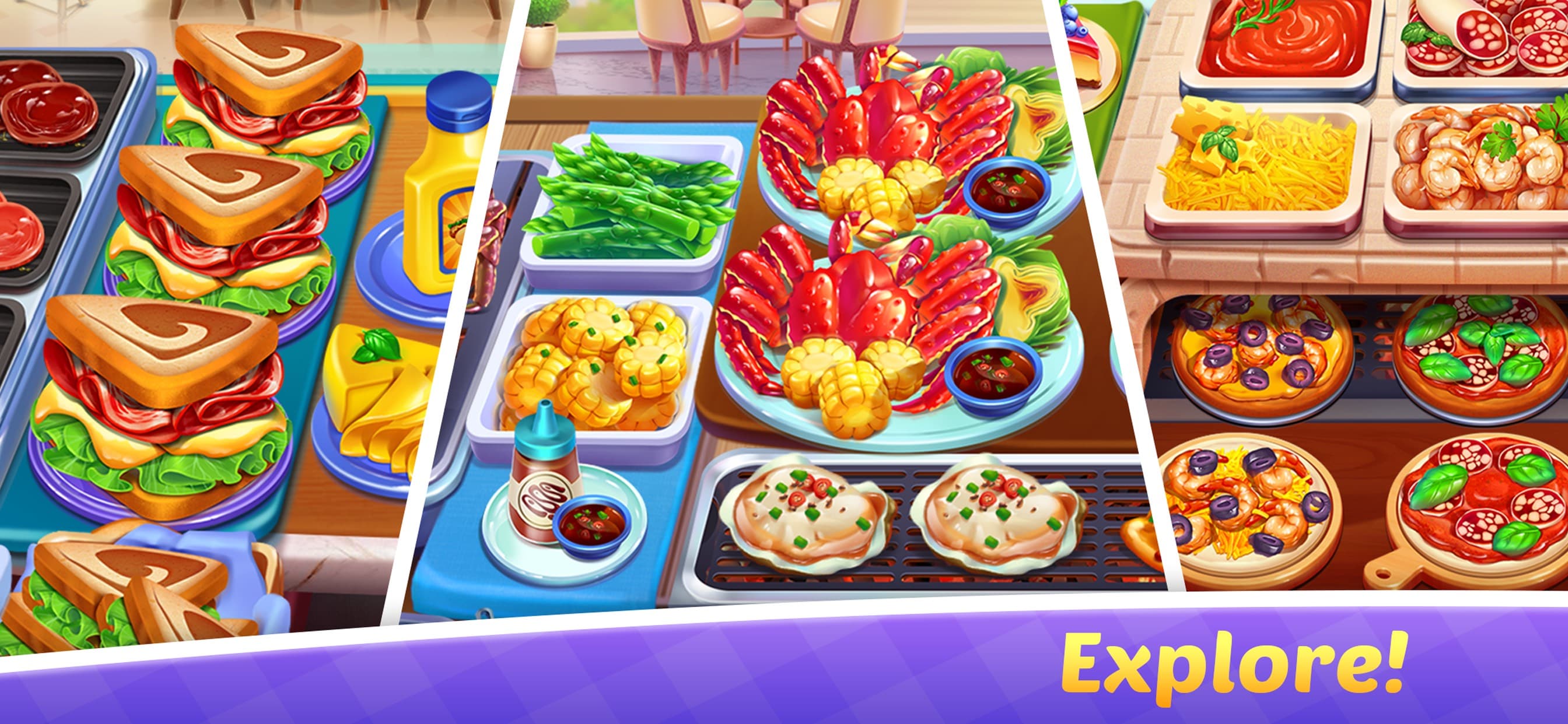Cooking Train - Food Games screenshot 2 - screenshot