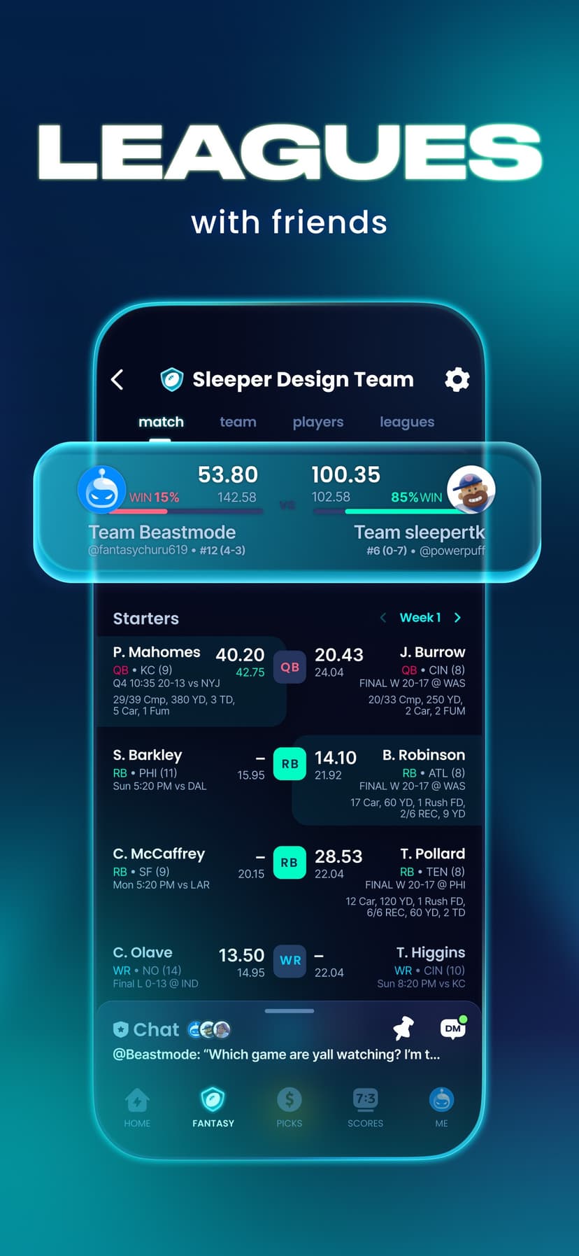 Sleeper - Fantasy Sports screenshot 7 - screenshot