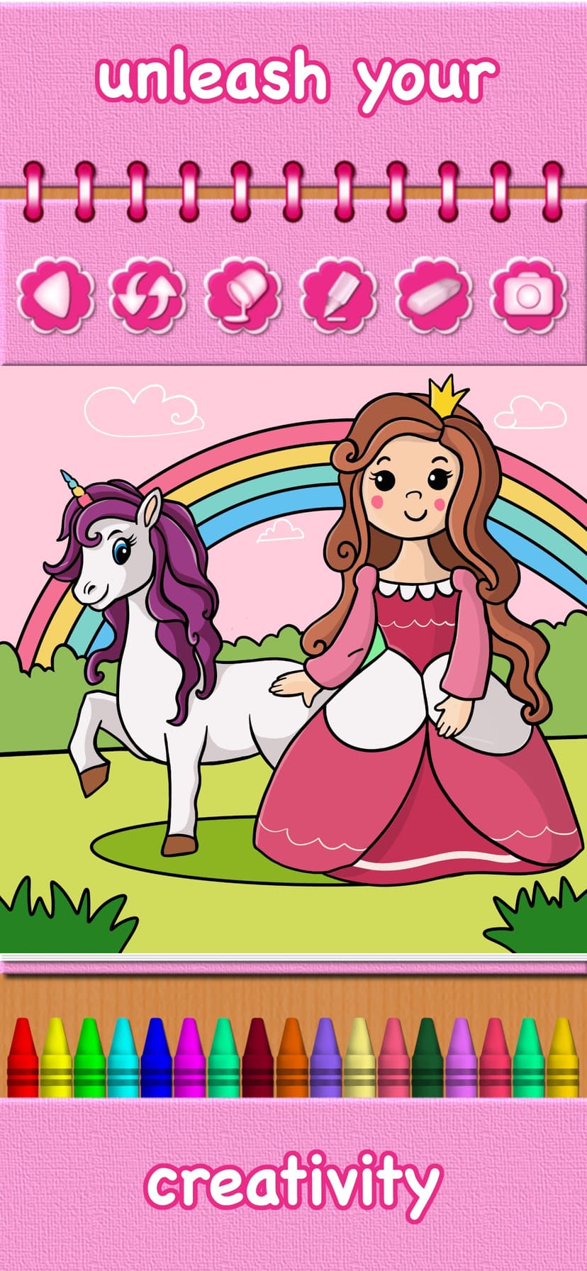 Pony Princess Coloring Book screenshot 6 - screenshot