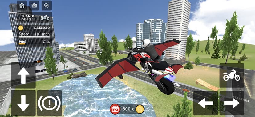 Flying Motorbike Simulator screenshot 4 - screenshot
