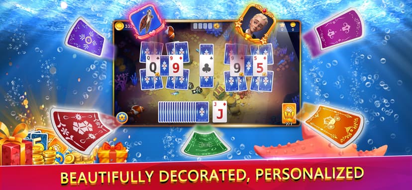 Solitaire UnderSea Tripeaks screenshot 5 - screenshot