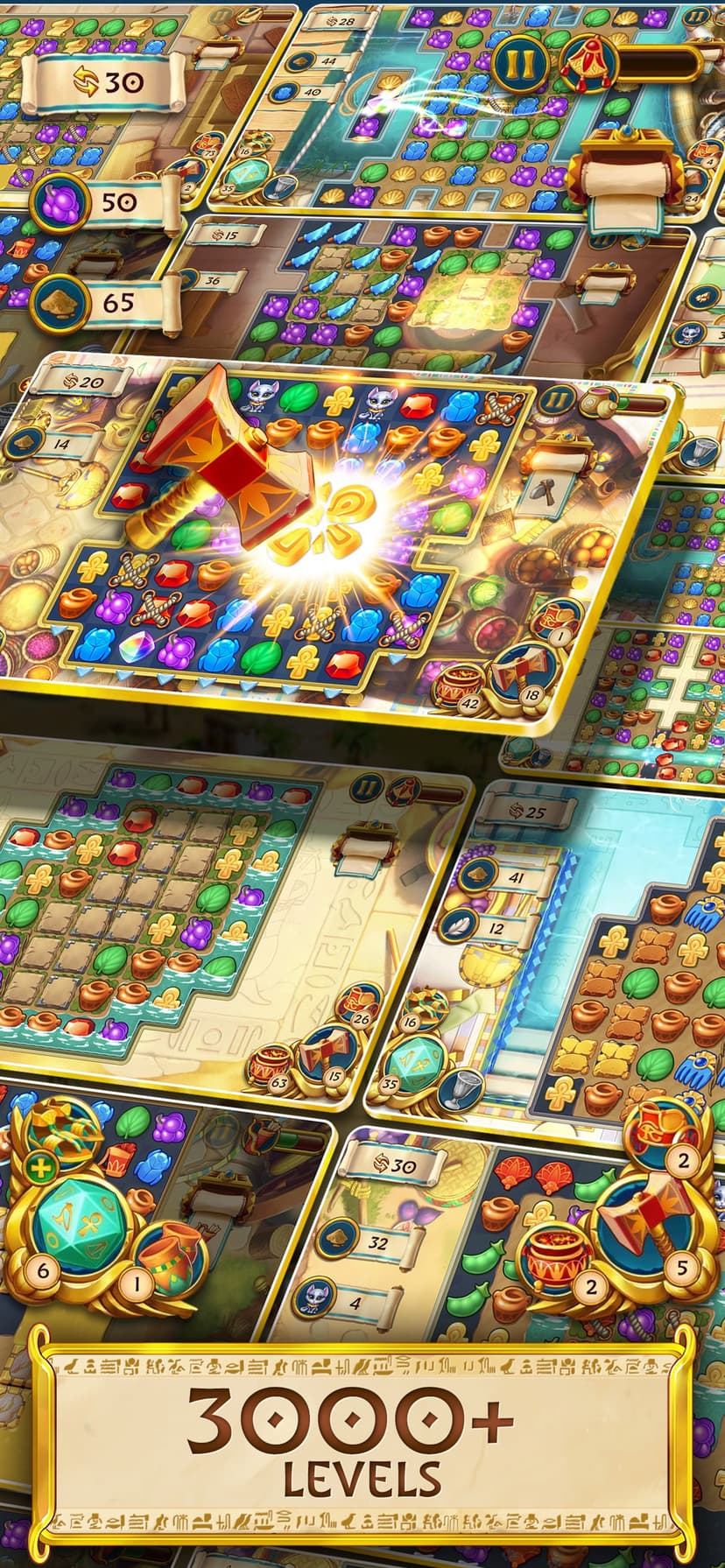 Jewels of Egypt・Match 3 Puzzle screenshot 6 - screenshot
