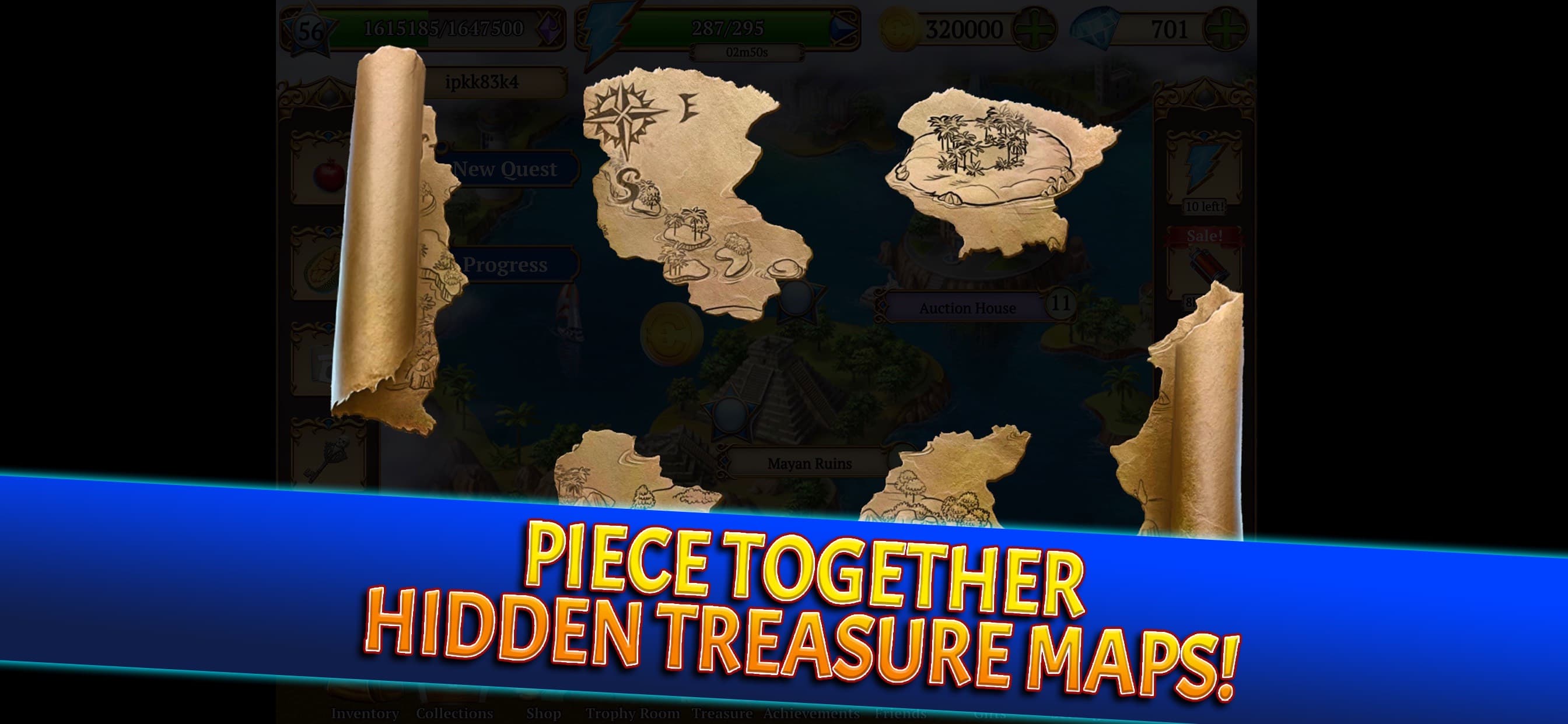Treasure Match 3: Mystery Game screenshot 4 - screenshot