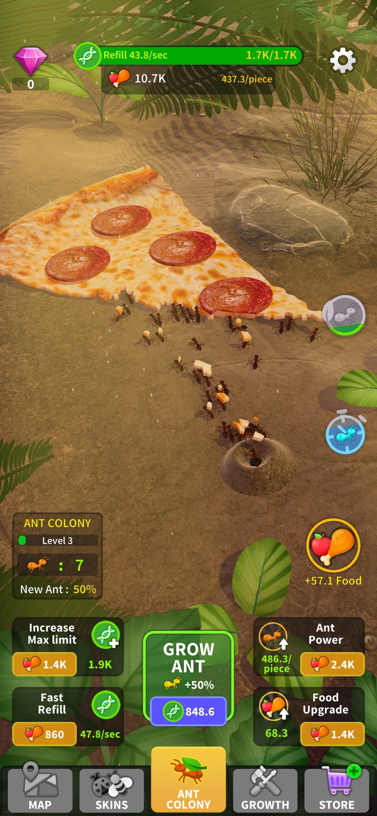 Little Ant Colony - Idle Game screenshot 1 - screenshot