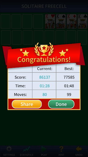 FreeCell Solitaire Classic screenshot 9 - screenshot