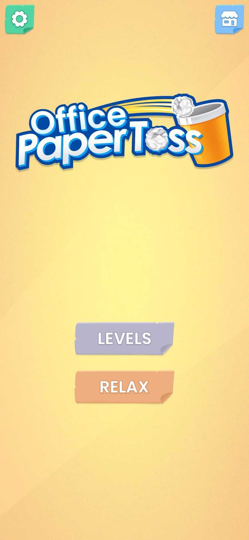 Office Paper Toss screenshot 1 - screenshot