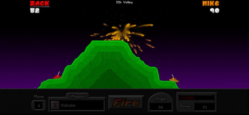 Pocket Tanks Deluxe screenshot 1 - screenshot