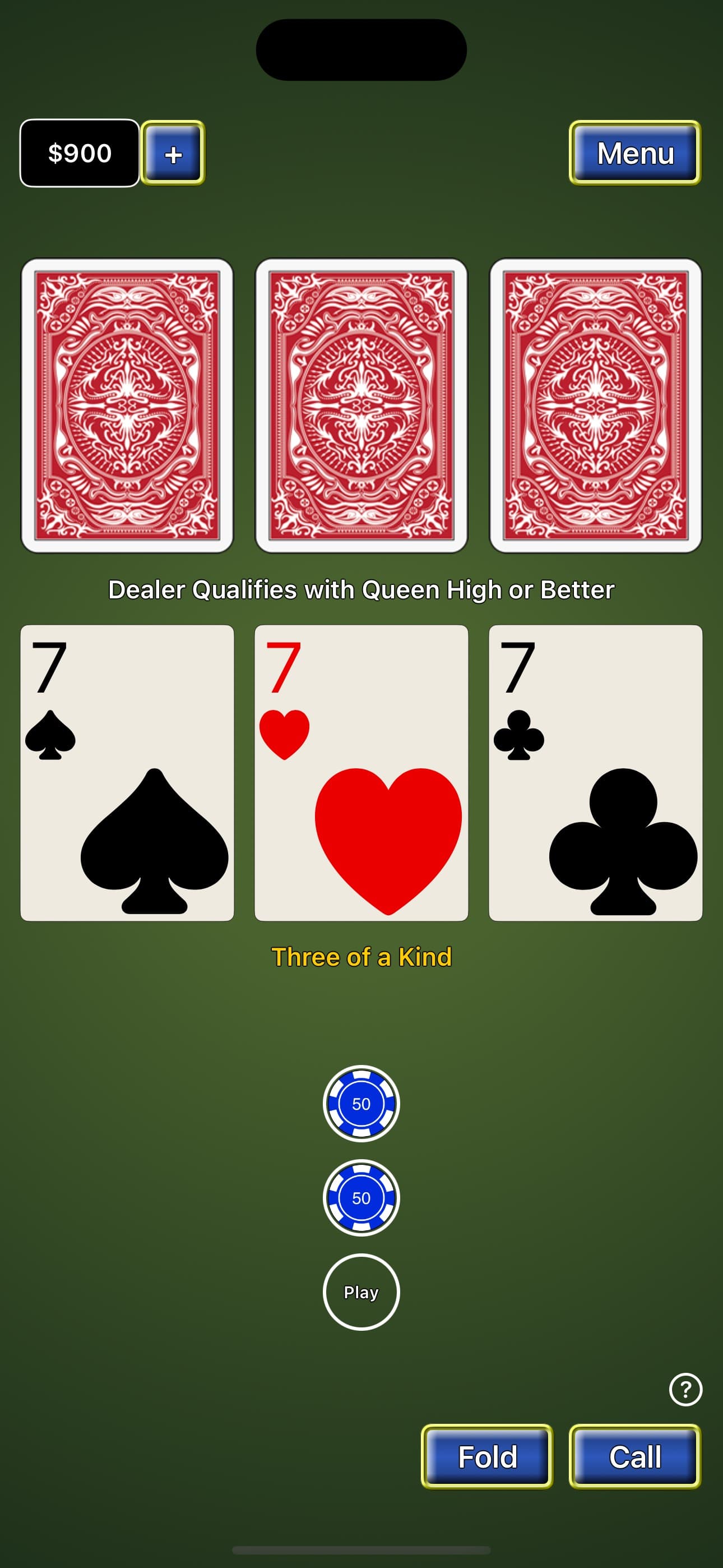 Beat the House 3 Card screenshot 2 - screenshot