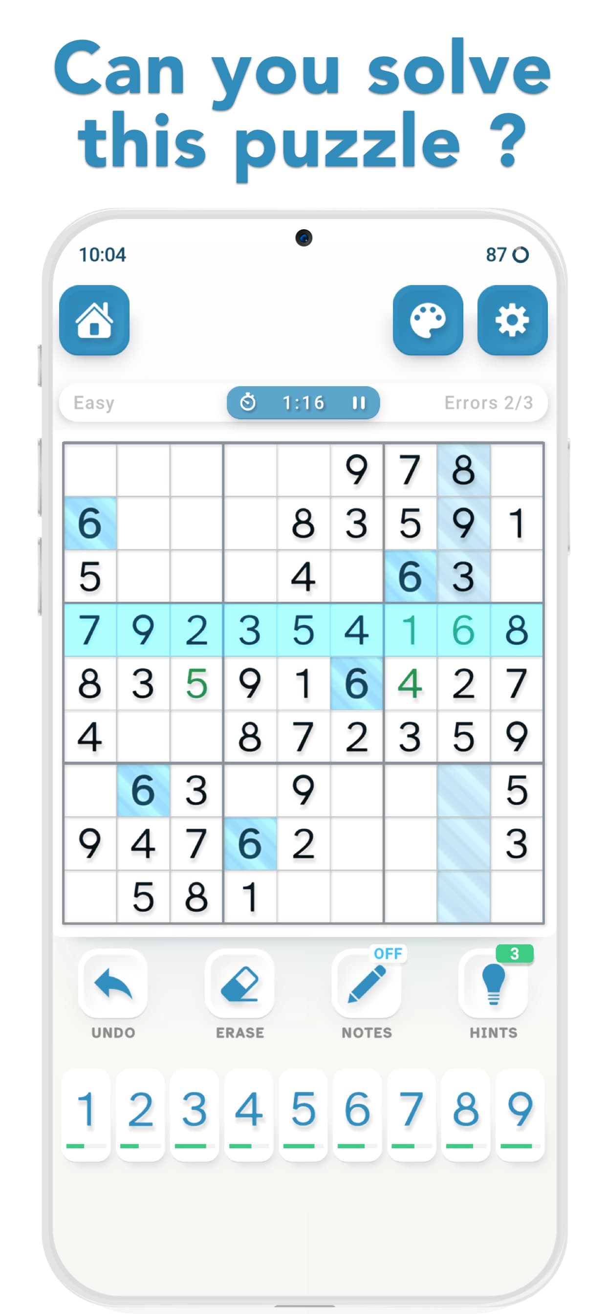 Sudoku Daily - Sudoku Puzzle screenshot 6 - screenshot