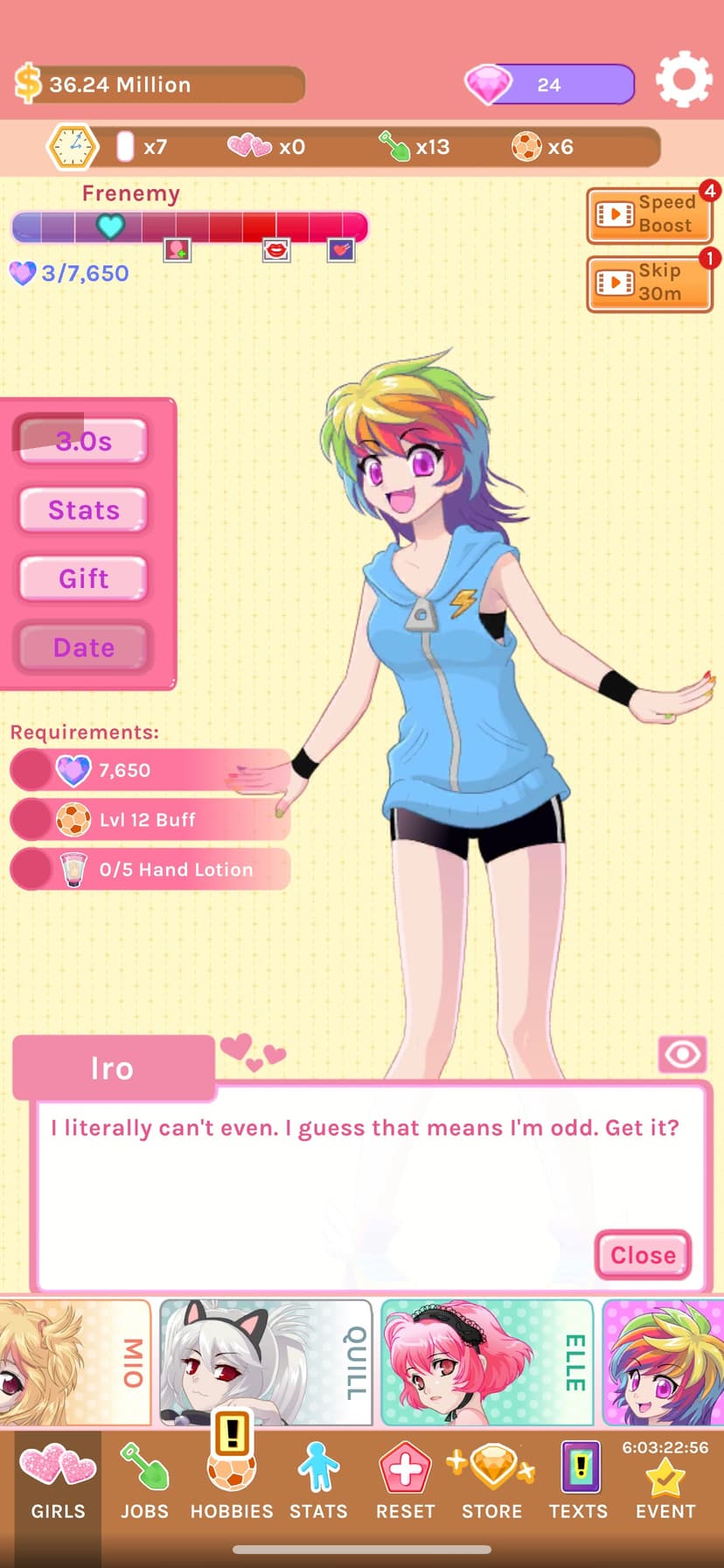 Crush Crush - Idle Dating Sim screenshot 5 - screenshot