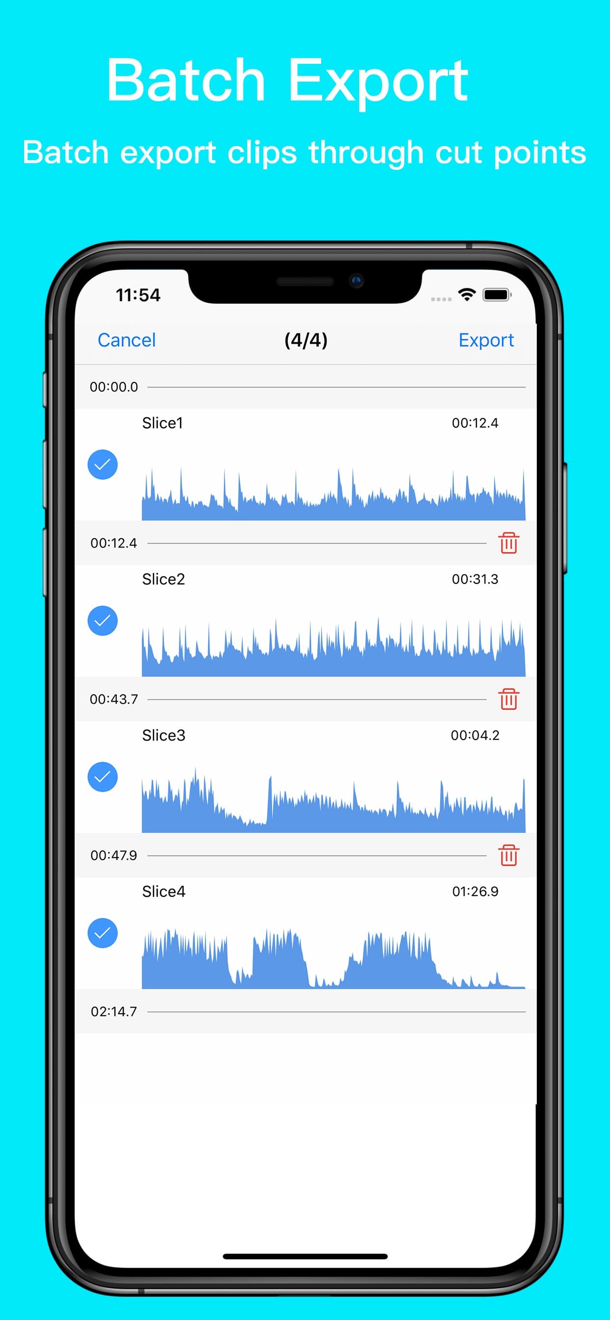 EZAudioCut - Audio Editor Lite screenshot 5 - screenshot