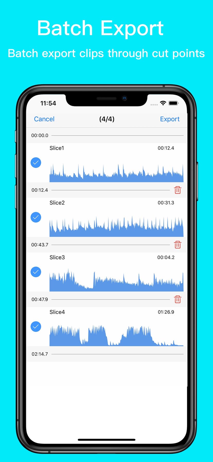 EZAudioCut - Audio Editor Lite screenshot 5 - screenshot