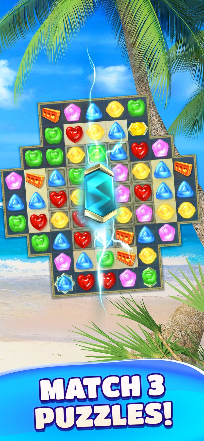 Gummy Drop! Match 3 Puzzles screenshot 1 - screenshot