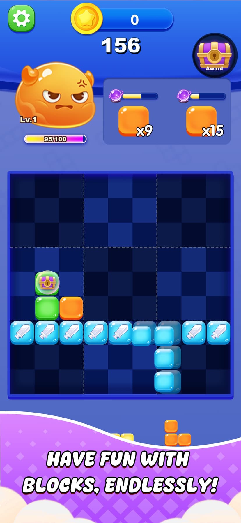 Block Puzzle Pudding: Slime Go screenshot 3 - screenshot