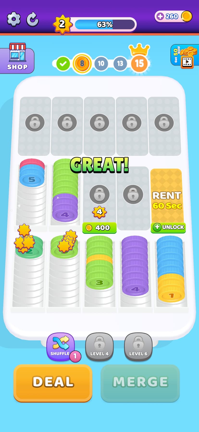 Coin Sort screenshot 1 - screenshot