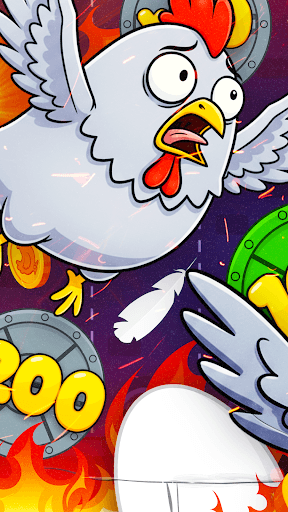 Chicken Moon Run screenshot 1 - screenshot