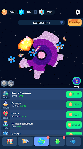 Planet Miner: Idle Action Game screenshot 9 - screenshot