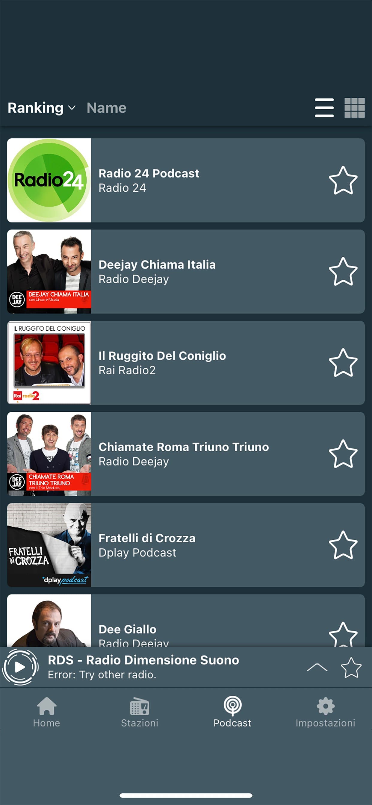 Radio FM Italia Online screenshot 4 - screenshot