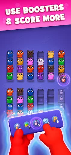 Kitty Sort: Twisted Tails screenshot 9 - screenshot